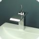 Einhebel Chrom Wasserfall-Armatur mit senkrechtem Handgriff